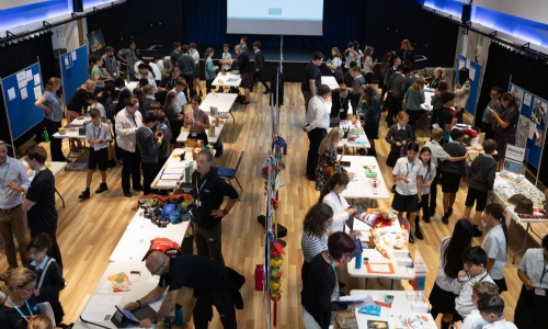 The Stephen Perse Clubs Fair in the Senior School Hall